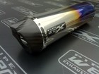Hyosung GTR250 Pipe Werx Colour Titanium Round CarbonEdge Street Legal Exhaust