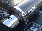 ZX12R ALL MODELS Pipe Werx Carbon Fibre Round Street Legal Exhaust