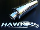 GSXR 1000 K5 - K6, 05 - 06 Hawk Stainless Steel Round Street Legal Exhaust
