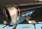 GSXR 1300 Hayabusa 08 -> Pipe Werx Carbon Fibre Tri-Oval Titan Edge Titanium Outlet Street Legal Exhaust