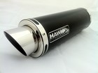 Speed Triple 1200 and RS 2021 Onwards Hawk Powder Black Round GP Race Exhaust