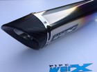 ZX6R 09 - 18 Link Pipe fitting to Catalytic Converter Pipe Werx R11 Coloured Titanium Tri-Oval CarbonEdge Street Legal Exhaust