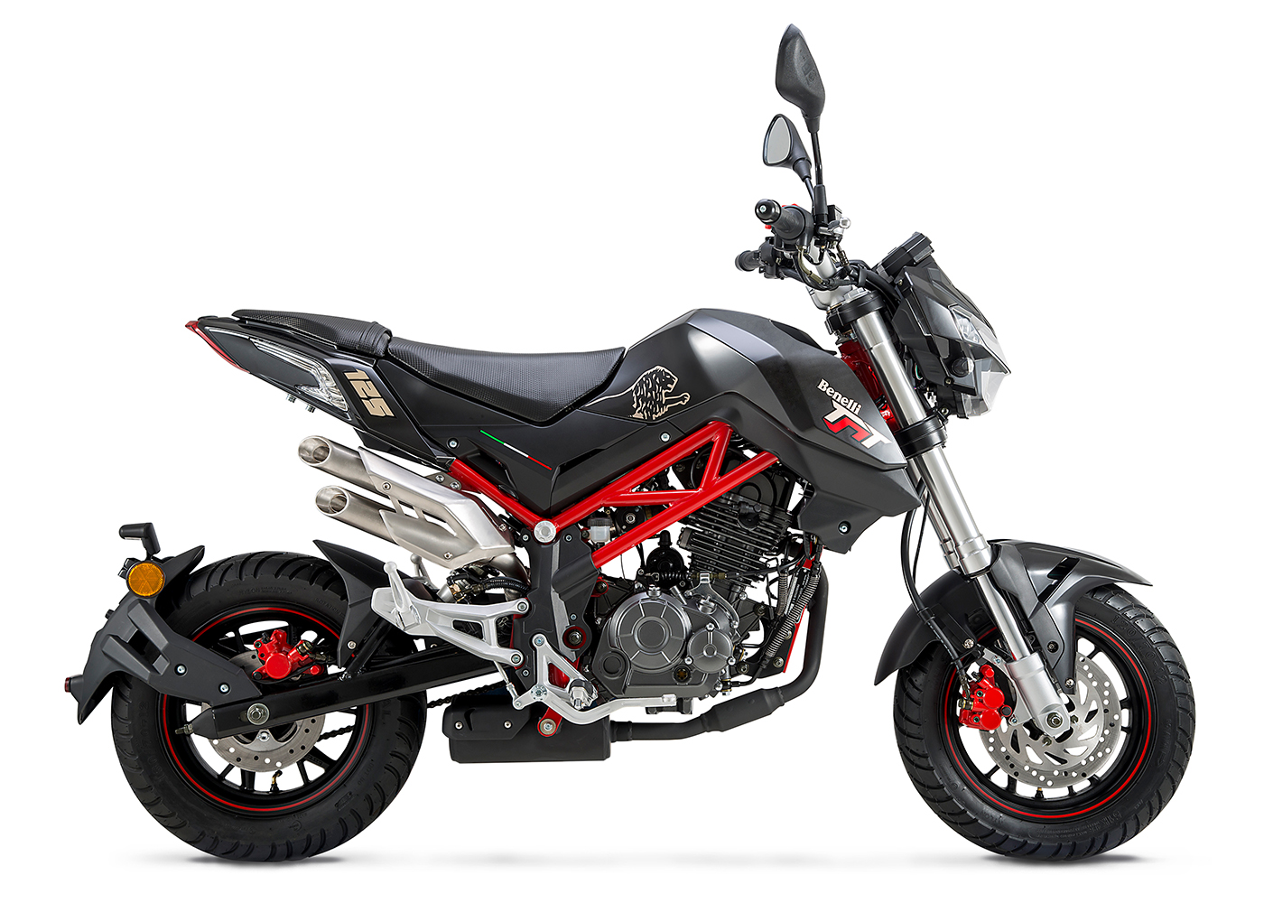 Benelli TNT 125 High Level Exhaust Fitment for decat system
